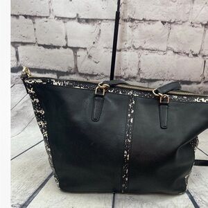 Stylish Black Tote Bag